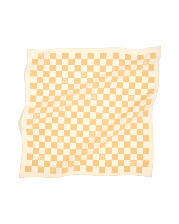 Brown Check  Bandana