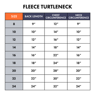 Fleece Turtle Neck