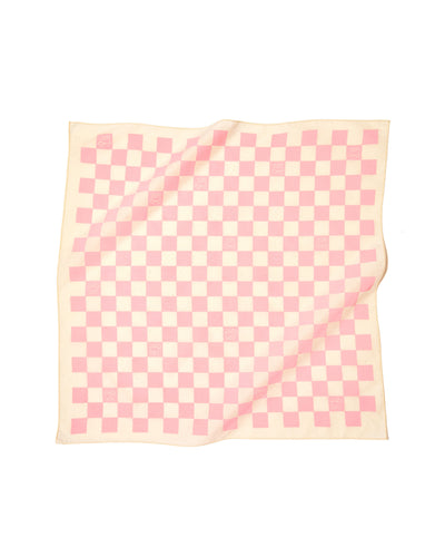 Pink Check Bandana