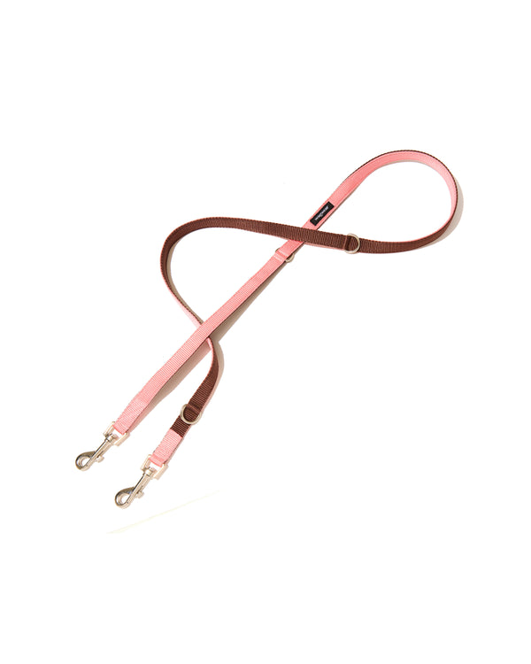 Nylon Metropolitan Leash - Pink & Yellow