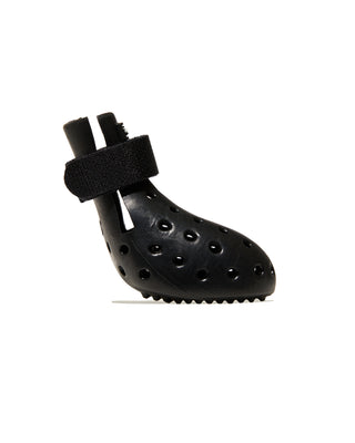 Black WagWellies Mojave dog boot, alternate view