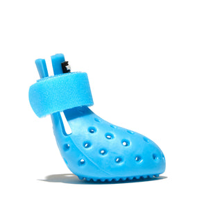 Cobalt Blue WagWellies Mojave dog boot, alternate view