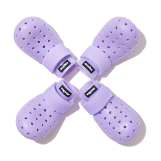 Lavender WagWellies Mojave dog boots, alternate view